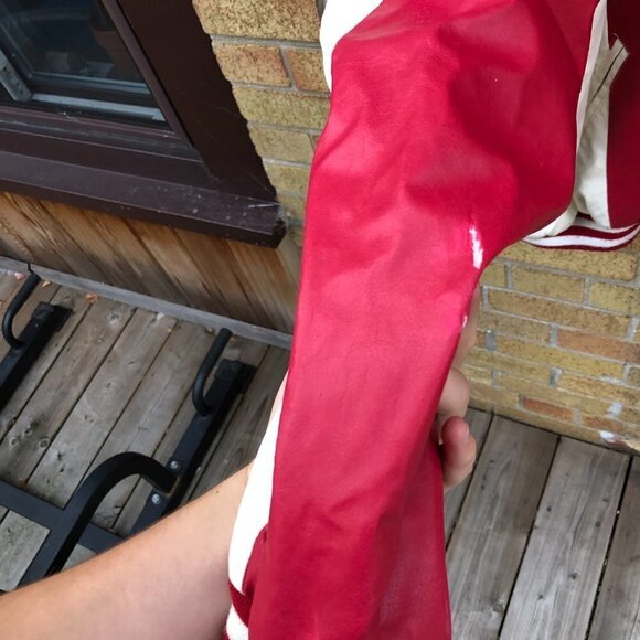 Vintage 1998 NCAA Steve & Barrys Indiana Hoosiers Varsity Jacket XXL - Picture 8 of 11